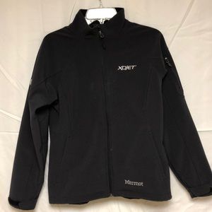 Black Marmot all weather jacket.